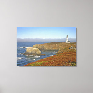 Yaquina Head Lighthouse in Newport Oregon Leinwanddruck