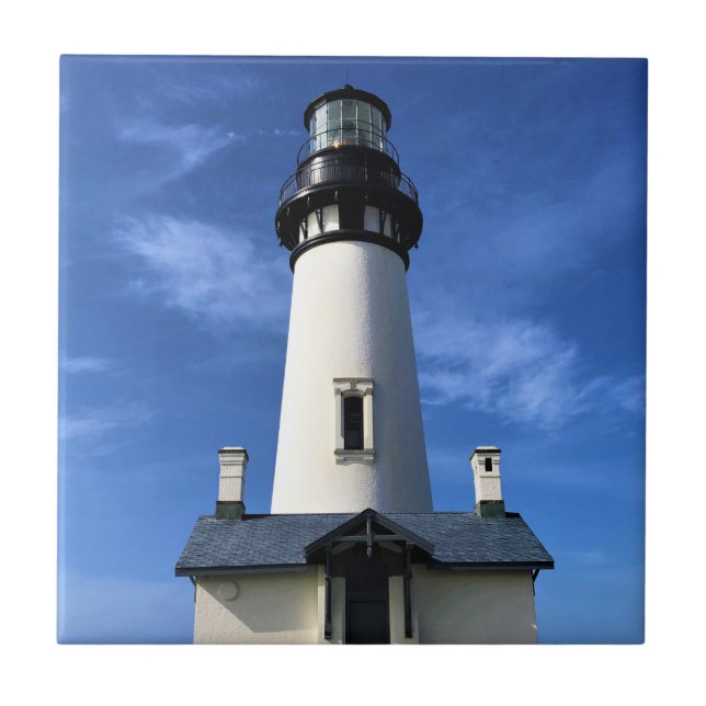 Yaquina Head Lighthouse, Newport, Oregon Fliese (Vorderseite)