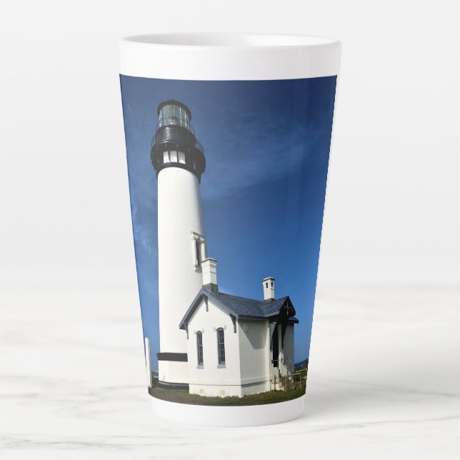 Yaquina Head Lighthouse, Newport, Oregon Milchtasse (Vorderseite)