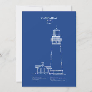 Yaquina Head Lighthouse - Oregon - AD Dankeskarte