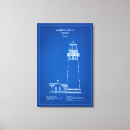 Yaquina Head Lighthouse - Oregon - AD Leinwanddruck