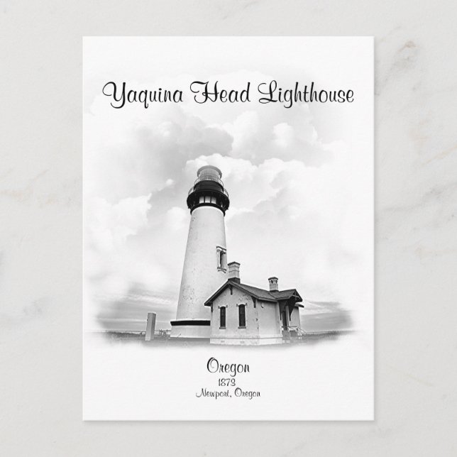 Yaquina Head Lighthouse - Oregon Postkarte (Vorderseite)