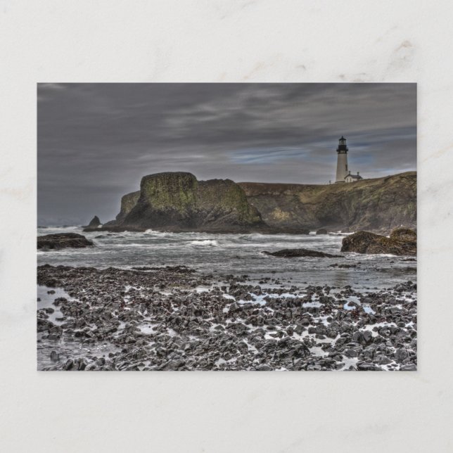 Yaquina Head Lighthouse Postkarte (Vorderseite)