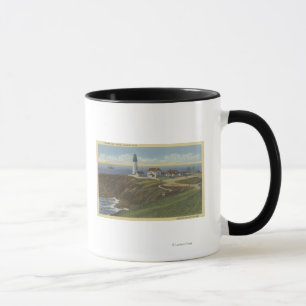 Yaquina helles Haus auf Yaquina Kopf Tasse