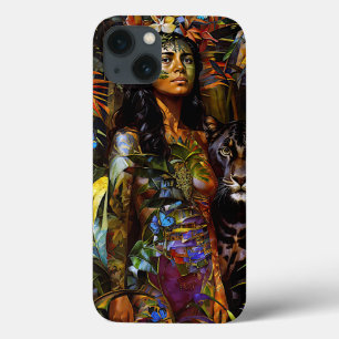 "Yaraquim" Jaguar Blossom - Frauen in Amazonien Case-Mate iPhone Hülle