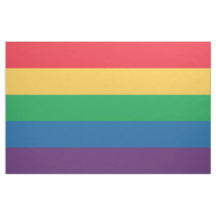 Yard de tissu de fierté de drapeau d'arc-en-ciel