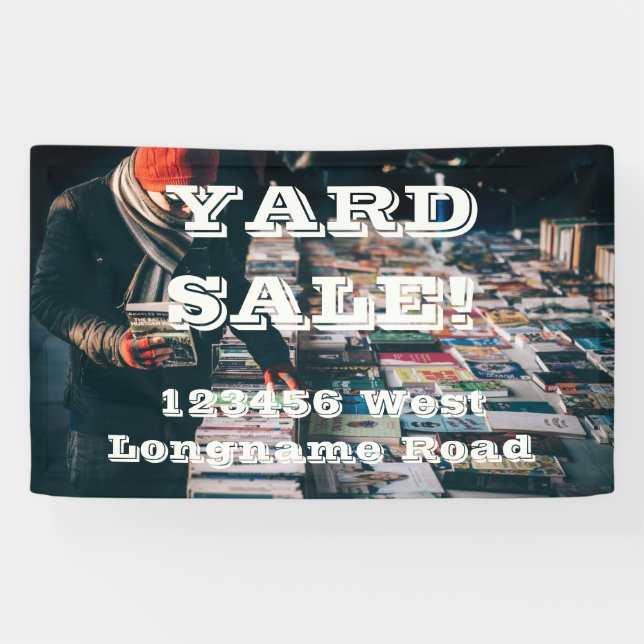 Yard Sale Adressenbanner Banner (Horizontal)