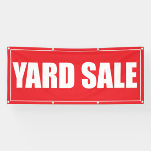 Yard Sale Außenbanner Banner