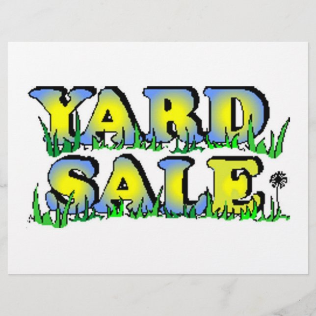 Yard Sale Flyer (Vorne)