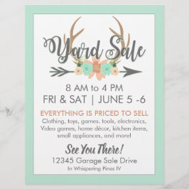 Yard Sale Flyer Template