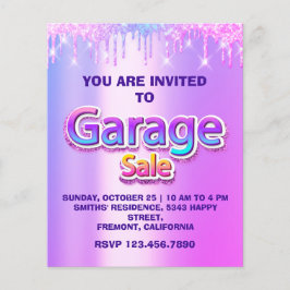 Yard Sale Garage Verkauf Holograph Tropfens Pinky Flyer