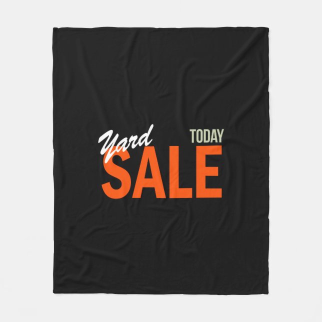 Yard Sale Heute Fleecedecke (Vorderseite)