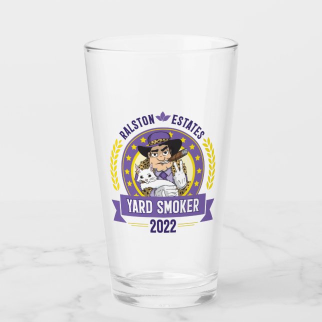 Yard Smoker 2022 Pint Glass Glas (Vorderseite)