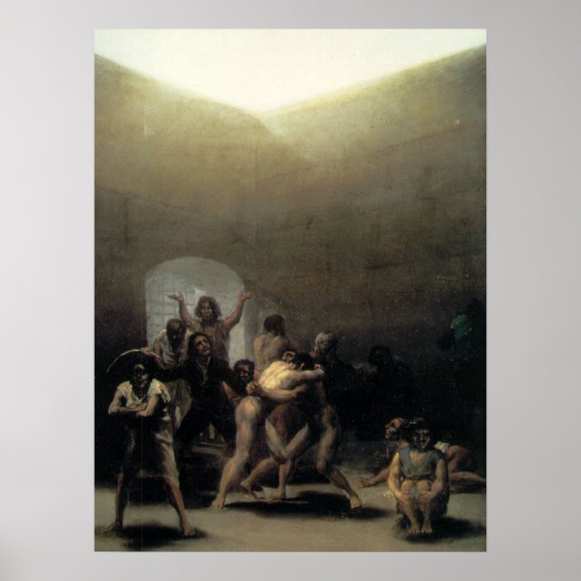 'Yard with Lunatics' Poster (Vorne)