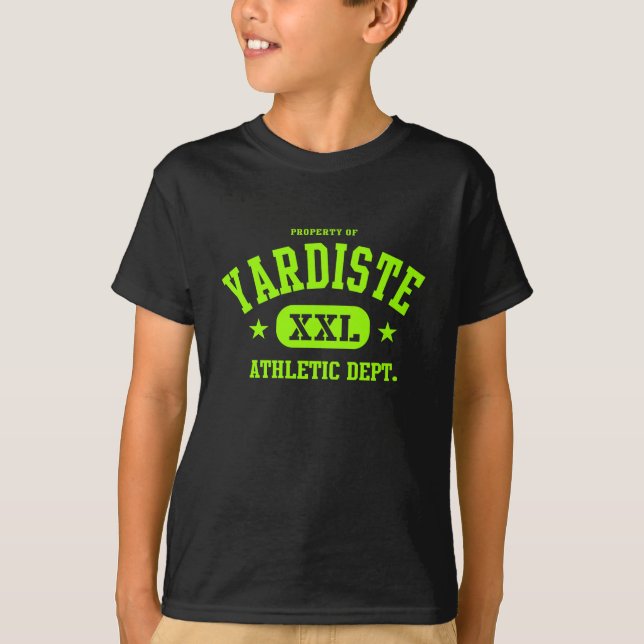 Yardiste athletisches XXL T-Shirt (Vorderseite)