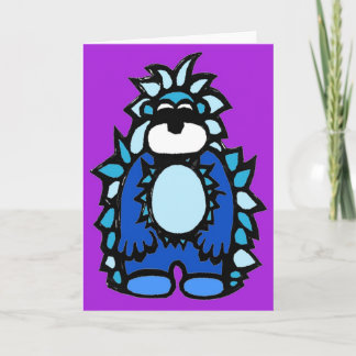 Yardley der Yeti Notizkarten Karte