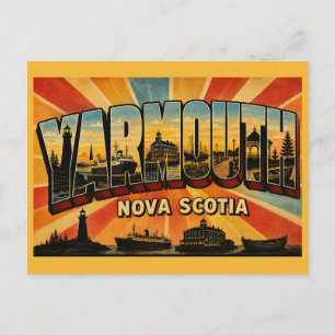 Yarmouth Nova Scotia Fähre Gateway Postkarte