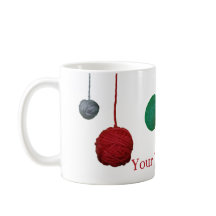 Yarn Ball Crafty Holiday / Your Text