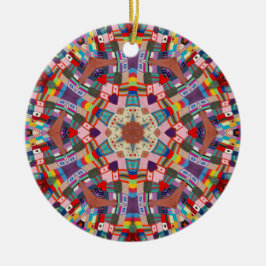 Yarn Bomb Series | Explosion 8 Keramik Ornament