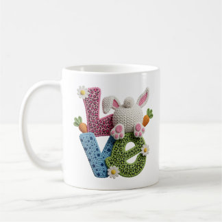 Yarn Crochet Easter Love Cute Handmade Aesthetic  Kaffeetasse