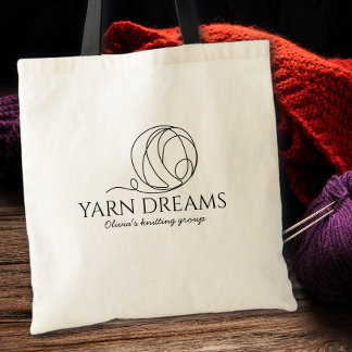 Yarn Dreams Minimalist Name Tragetasche