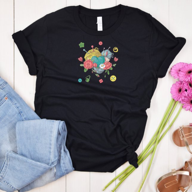 Yarn Heart Crochet Lover's T - Shirt (Von Creator hochgeladen)