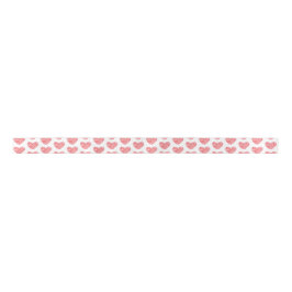 Yarn Heart Red Crafts Satinband