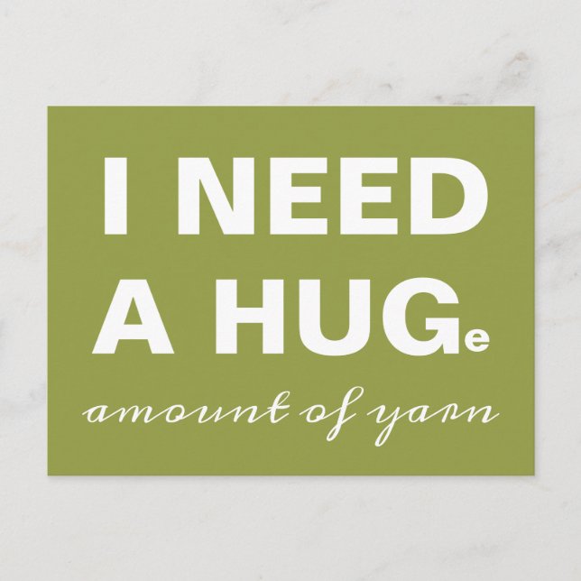 Yarn Joke Postkarte (Vorderseite)