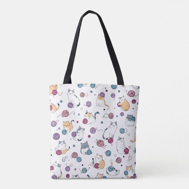 Yarn Kittens Tasche (Rückseite)