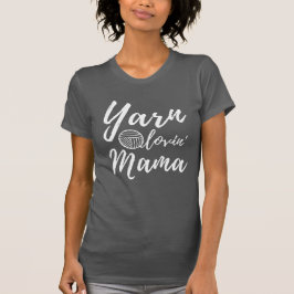 Yarn Love Mama ・ Strick Crochet Crafts Dark T-Shirt