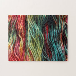 Yarn Red Green Yellow Beautiful