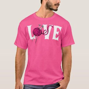 Yarn-Süchtiger T-Shirt - Stricken Häkeln Tee