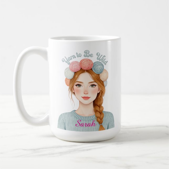 Yarn to Be Wild Kaffeetasse  (Links)