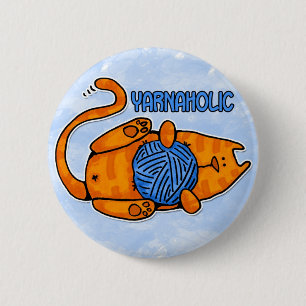 yarnaholic button