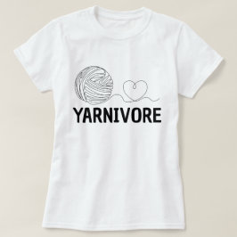 Yarnivore, Funny Knitting & Knitter Gift  T-Shirt