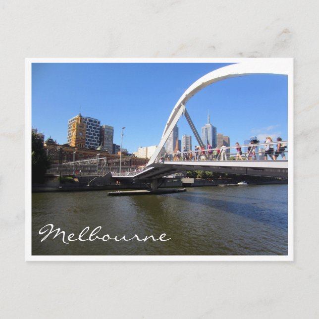 Yarra-Brücke Postkarte (Vorderseite)