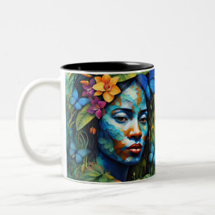 "Yarumi" Orchid Spirit - Frauen in Amazonien Zweifarbige Tasse