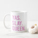 Yas töten Königin-Druck 2 Kaffeetasse (Mit Donut)