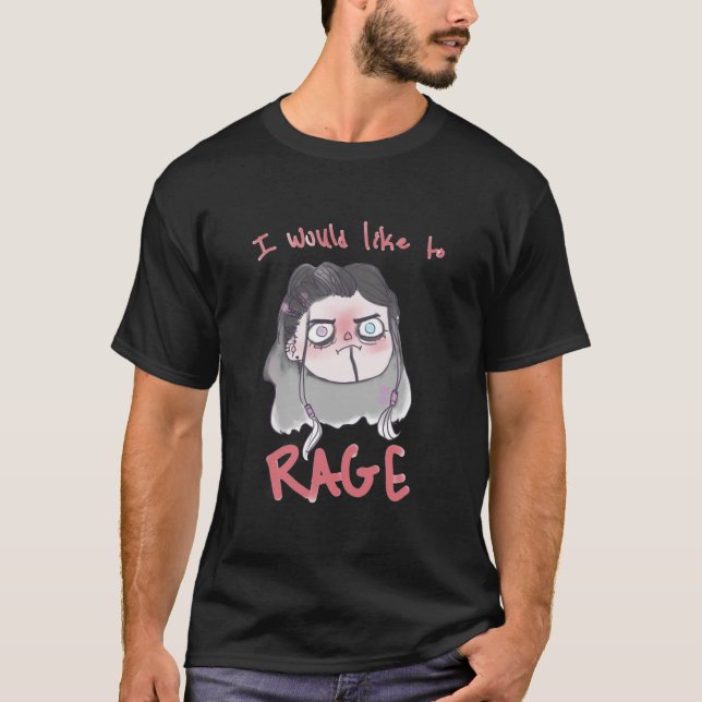 Yasha möchte wüten ; Critical Role Shirt Cla (Vorderseite)
