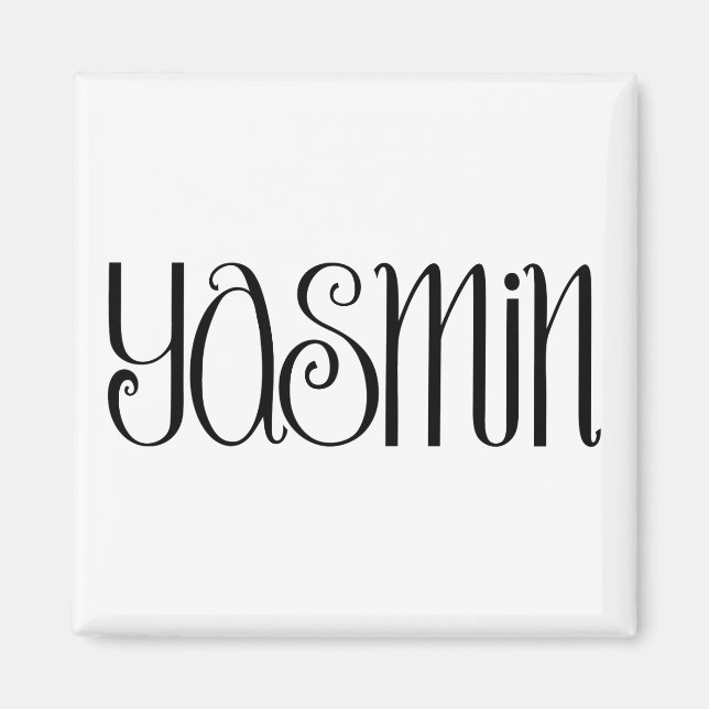 Yasmin Black Magnet (Vorne)
