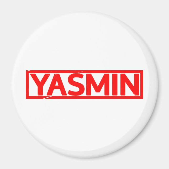 Yasmin-Briefmarke Magnet (Vorne)