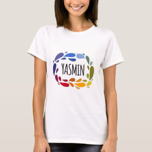Yasmin Name Niedliches farbiges Geschenk namens Ya T-Shirt