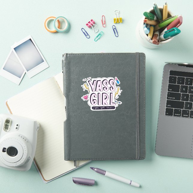 Yass Girl | Das haben Sie Got Aufkleber (iPad Hülle)