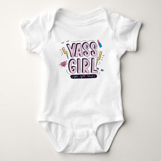 Yass Girl | Das haben Sie Got Baby Strampler (Vorderseite)