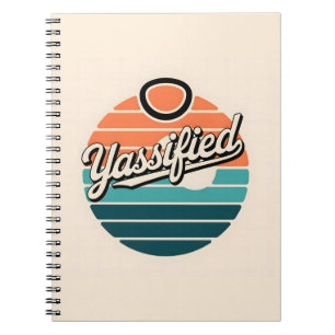 Yassified Retro Sunset Notizblock