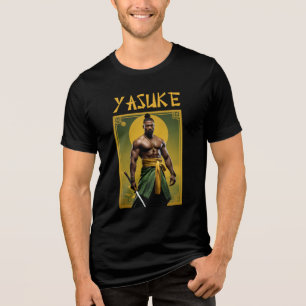 Yasuke Black Samurai Martial Arts Geschenk Tri-Blend Shirt