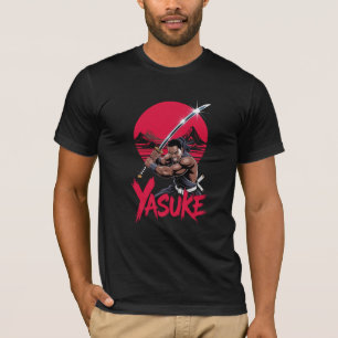 Yasuke Schwarzer Samurai Afrikanischer Ronin T-Shirt
