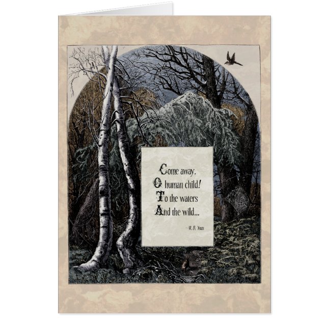 Yat "L'Enfant Volé" Carte d'Art Victorienne (Devant)