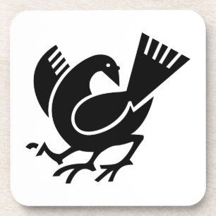 Yata crow getränkeuntersetzer