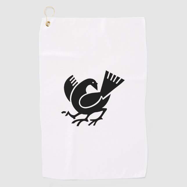 Yata crow golfhandtuch (Vorderseite)